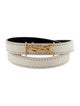 Saint Laurent Leather Double Wrap Bracelet