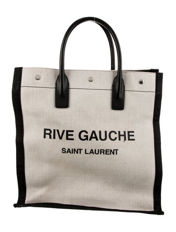 Saint Laurent Totes Canvas Rive Gauche North South