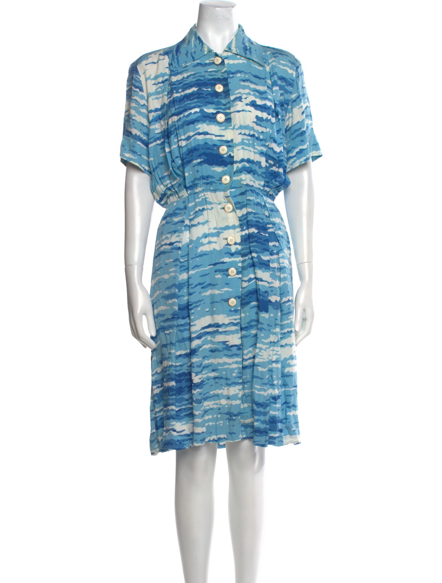 Yves Saint Laurent Rive Gauche Vintage Knee-Length Dress