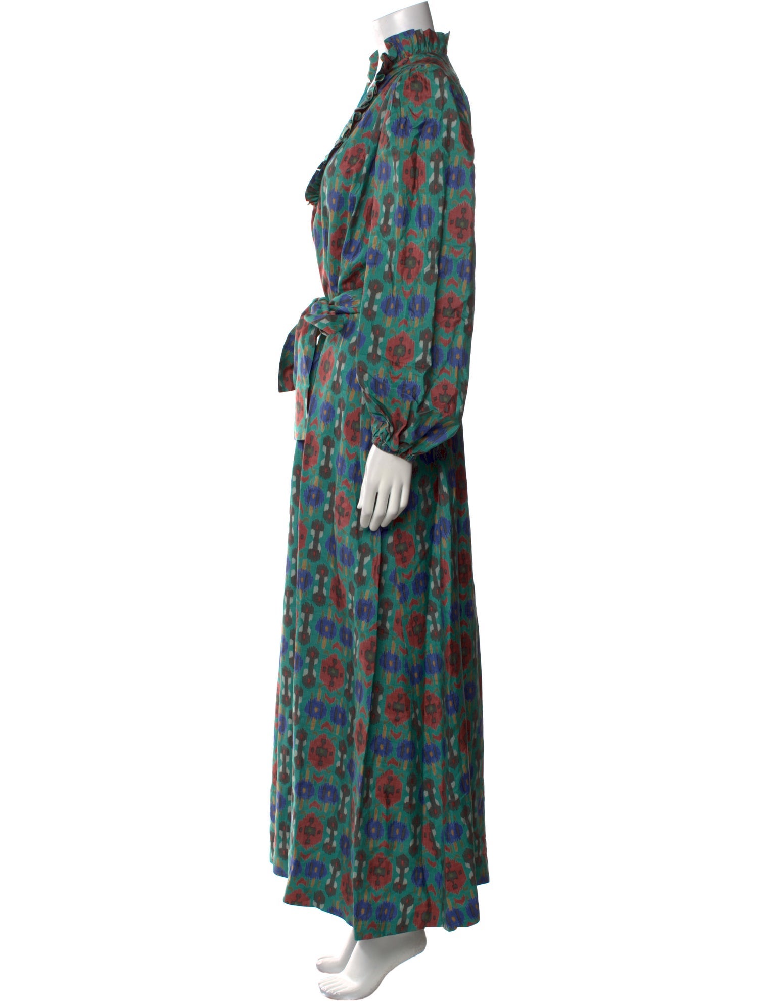 Yves Saint Laurent Rive Gauche Late 1970's - Early 1980's Long Dress