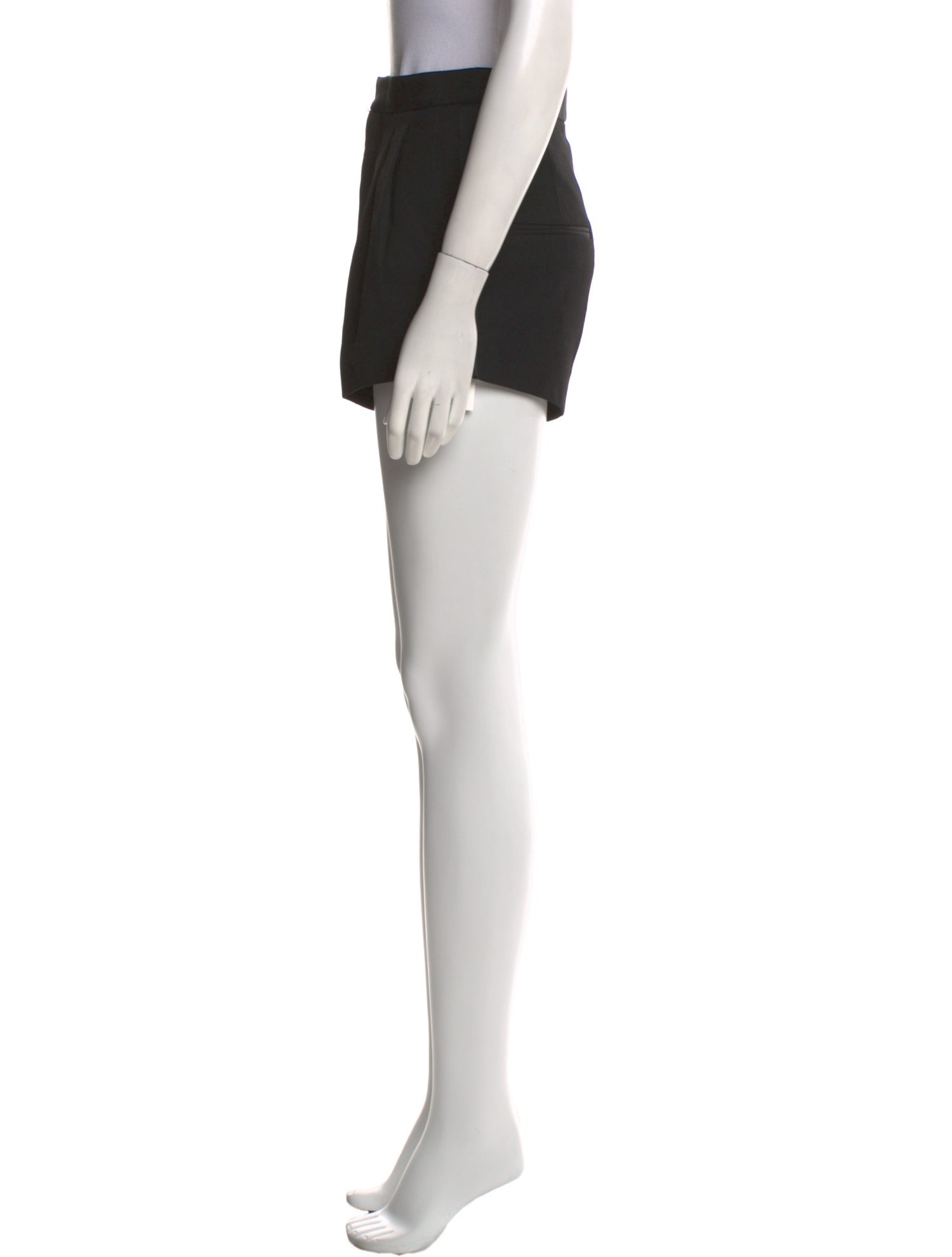 Saint Laurent Virgin Wool Mini Shorts