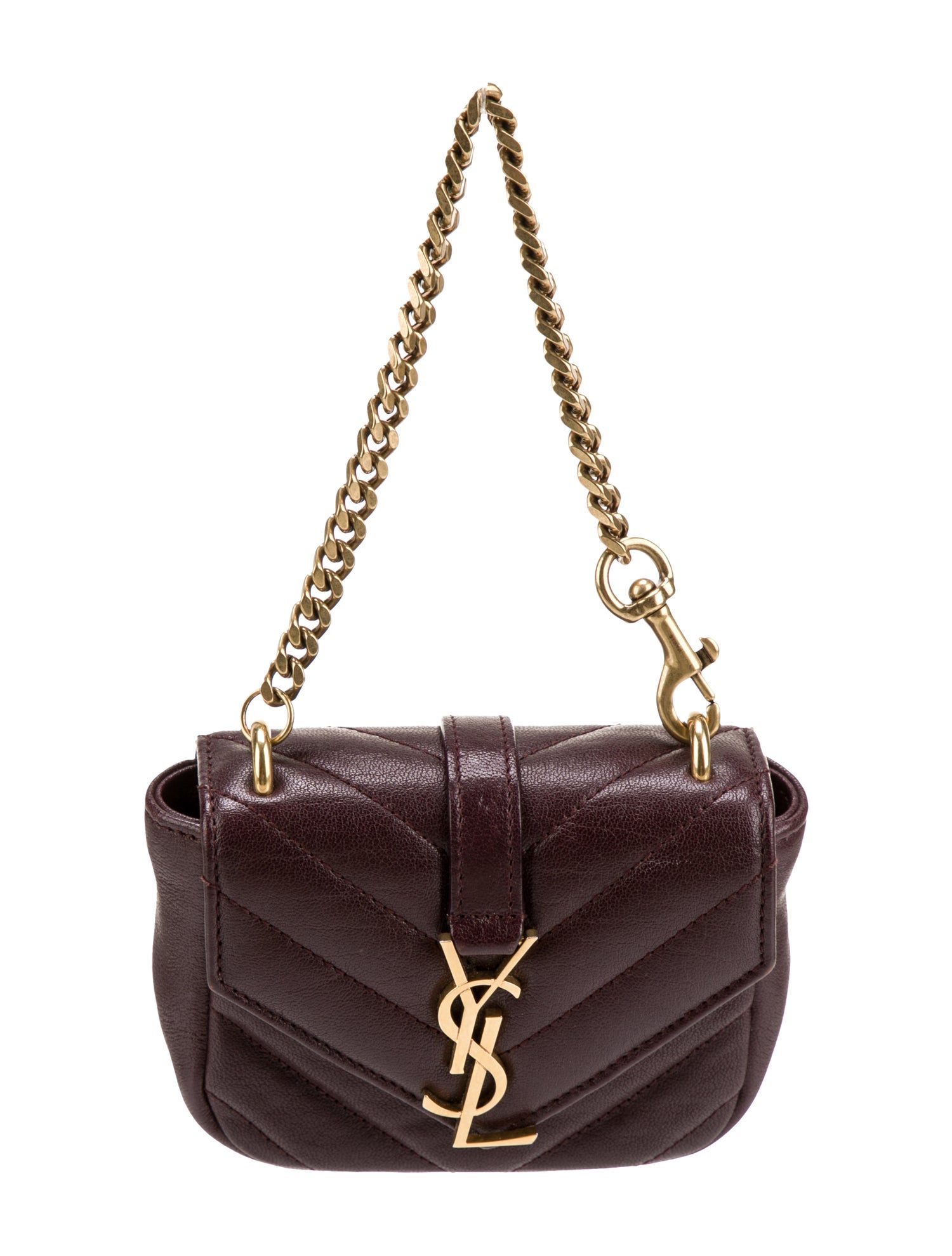 Saint Laurent Chevron College Mini