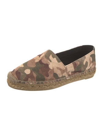 Saint Laurent Canvas Printed Espadrilles