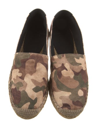 Saint Laurent Canvas Printed Espadrilles