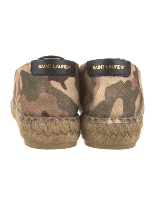 Saint Laurent Canvas Printed Espadrilles