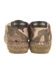 Saint Laurent Canvas Printed Espadrilles