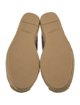Saint Laurent Canvas Printed Espadrilles