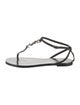 Saint Laurent Leather T-Strap Sandals