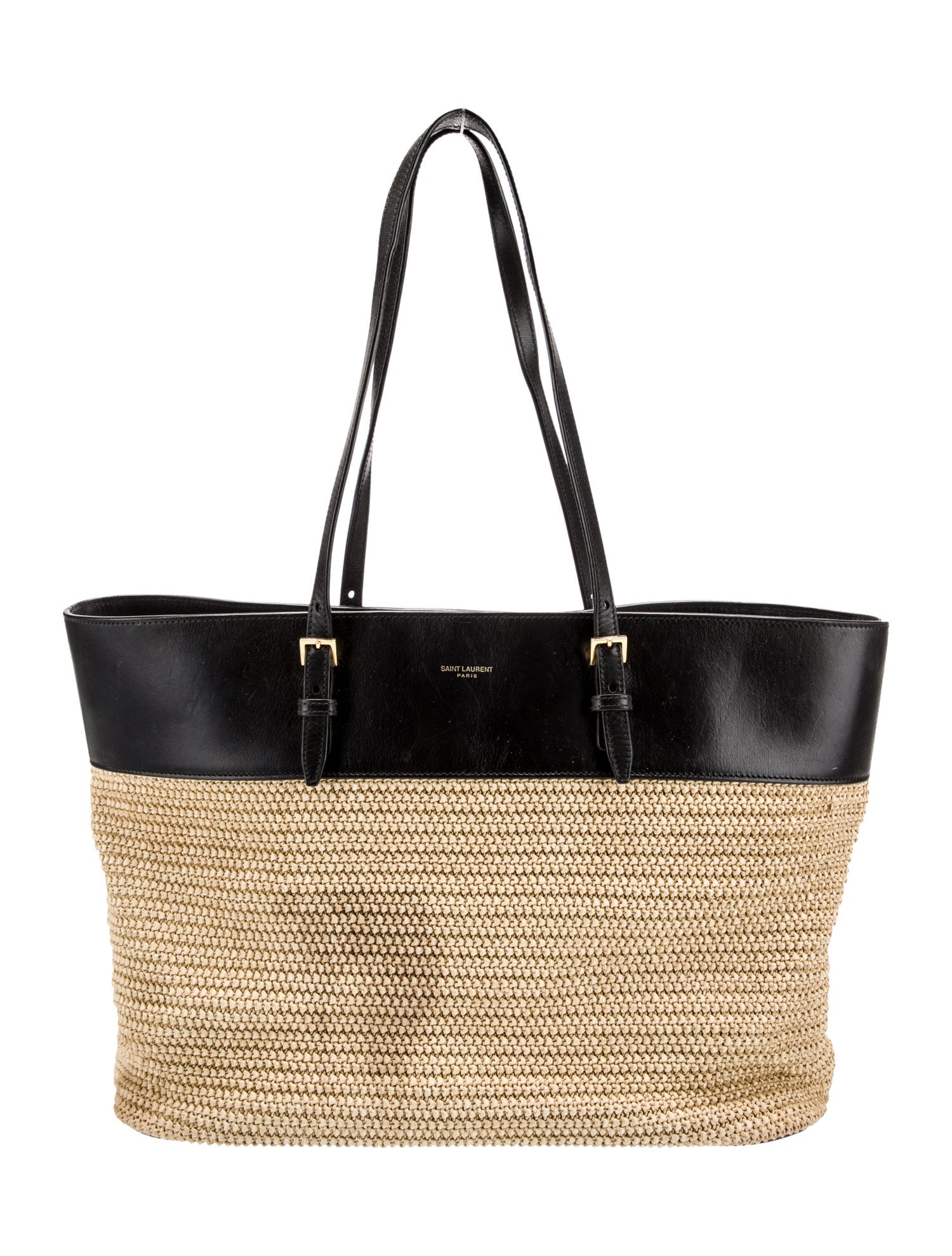 Saint Laurent Raffia Tote