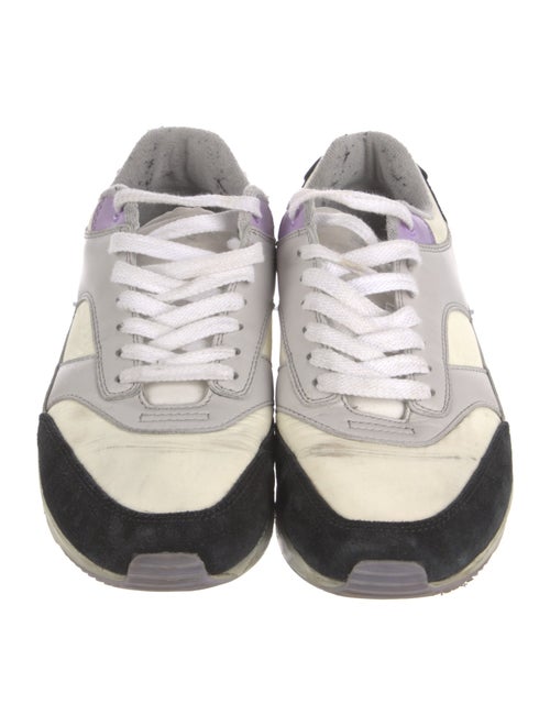 Saint Laurent Nylon Colorblock Pattern Sneakers