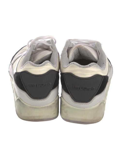 Saint Laurent Nylon Colorblock Pattern Sneakers