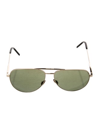 Saint Laurent Aviator Mirrored Sunglasses