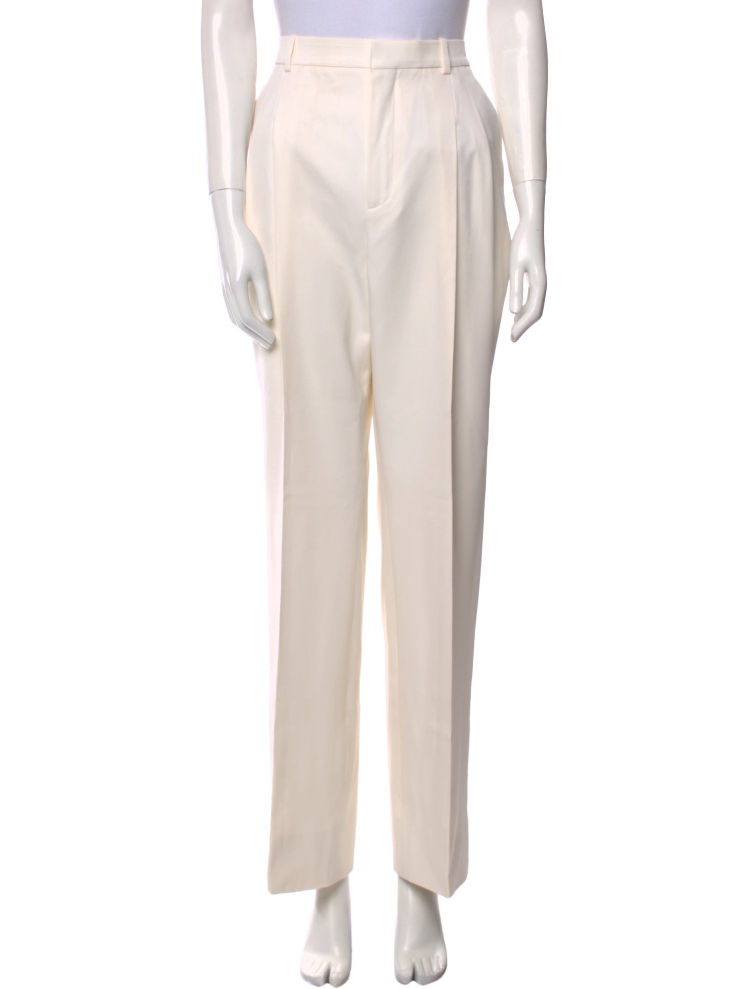 Saint Laurent Wool Wide Leg Pants