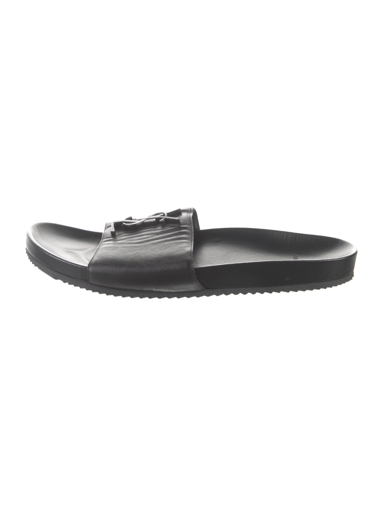 Saint Laurent Leather Slides