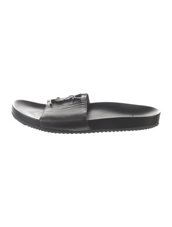 Saint Laurent Leather Slides