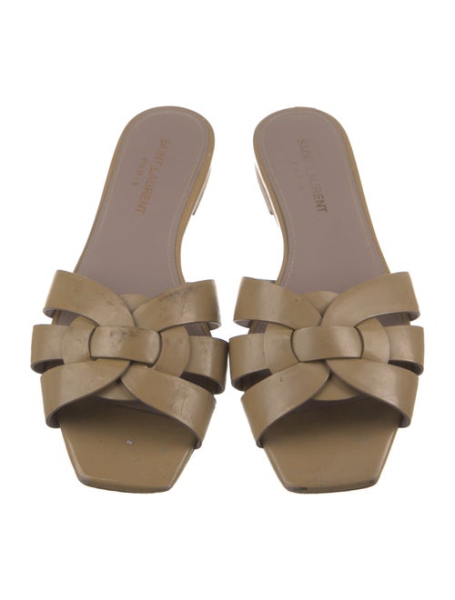 Saint Laurent Patent Leather Slides