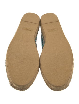 Saint Laurent Canvas Animal Print Espadrilles