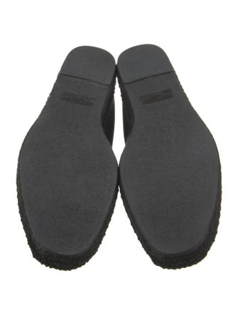 Saint Laurent Satin Embroidered Accent Espadrilles