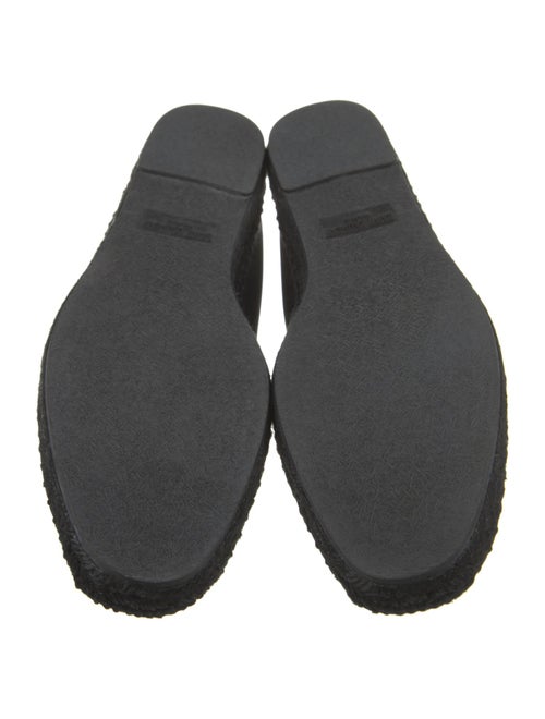 Saint Laurent Satin Embroidered Accent Espadrilles