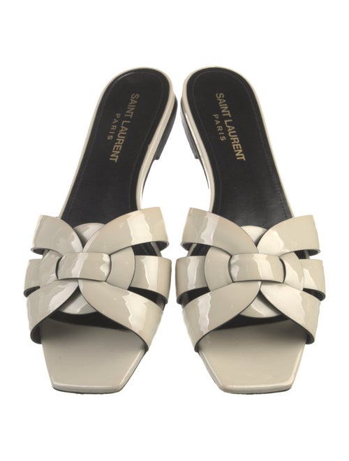 Saint Laurent Patent Leather Slides