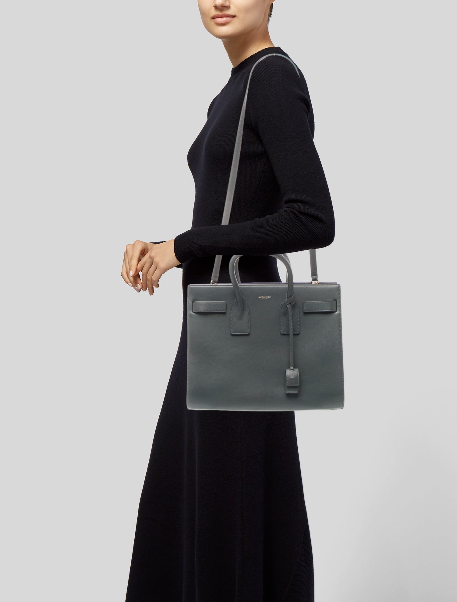 Saint Laurent Leather Sac De Jour Large