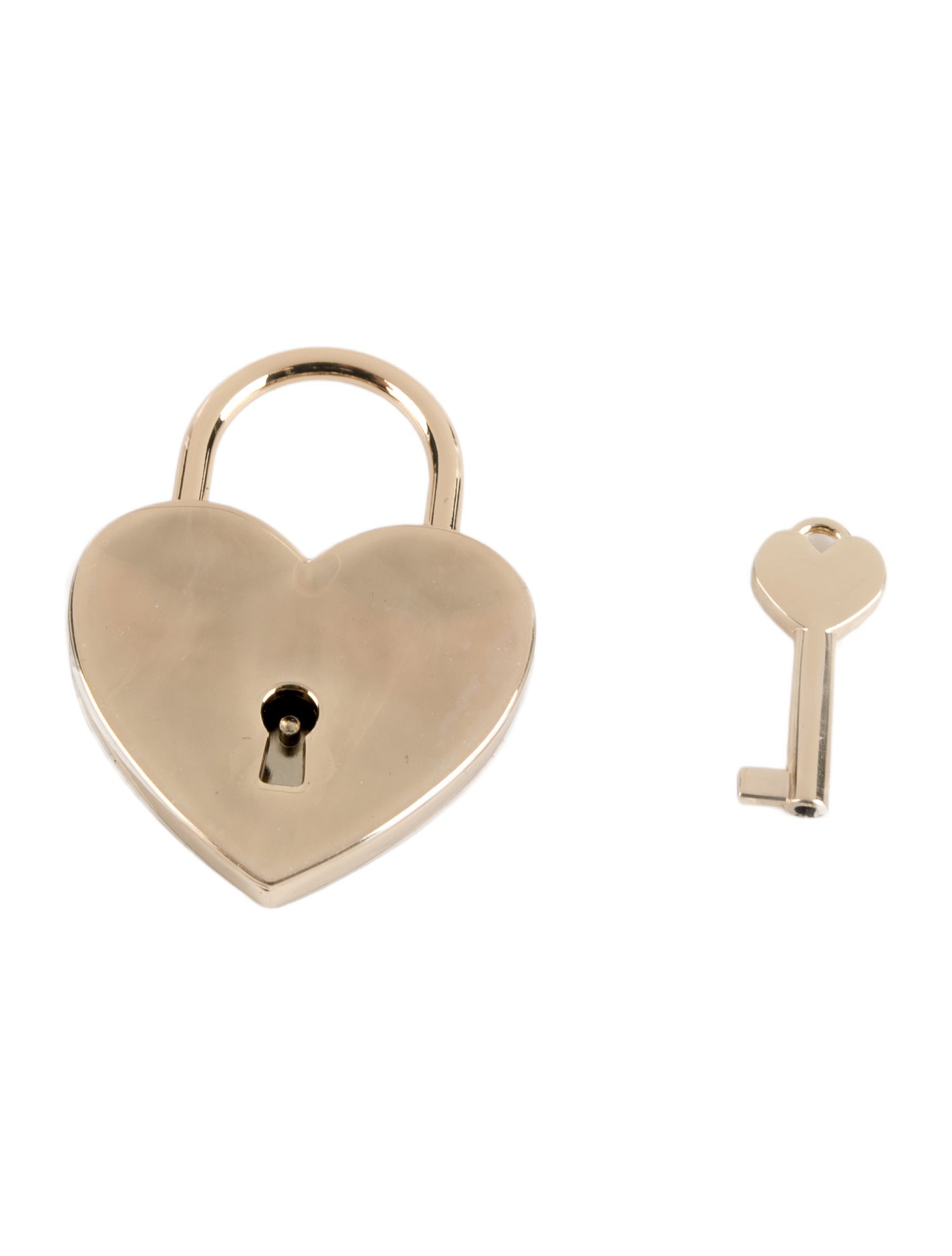 Saint Laurent Heart Shaped Pad Lock W/ Key