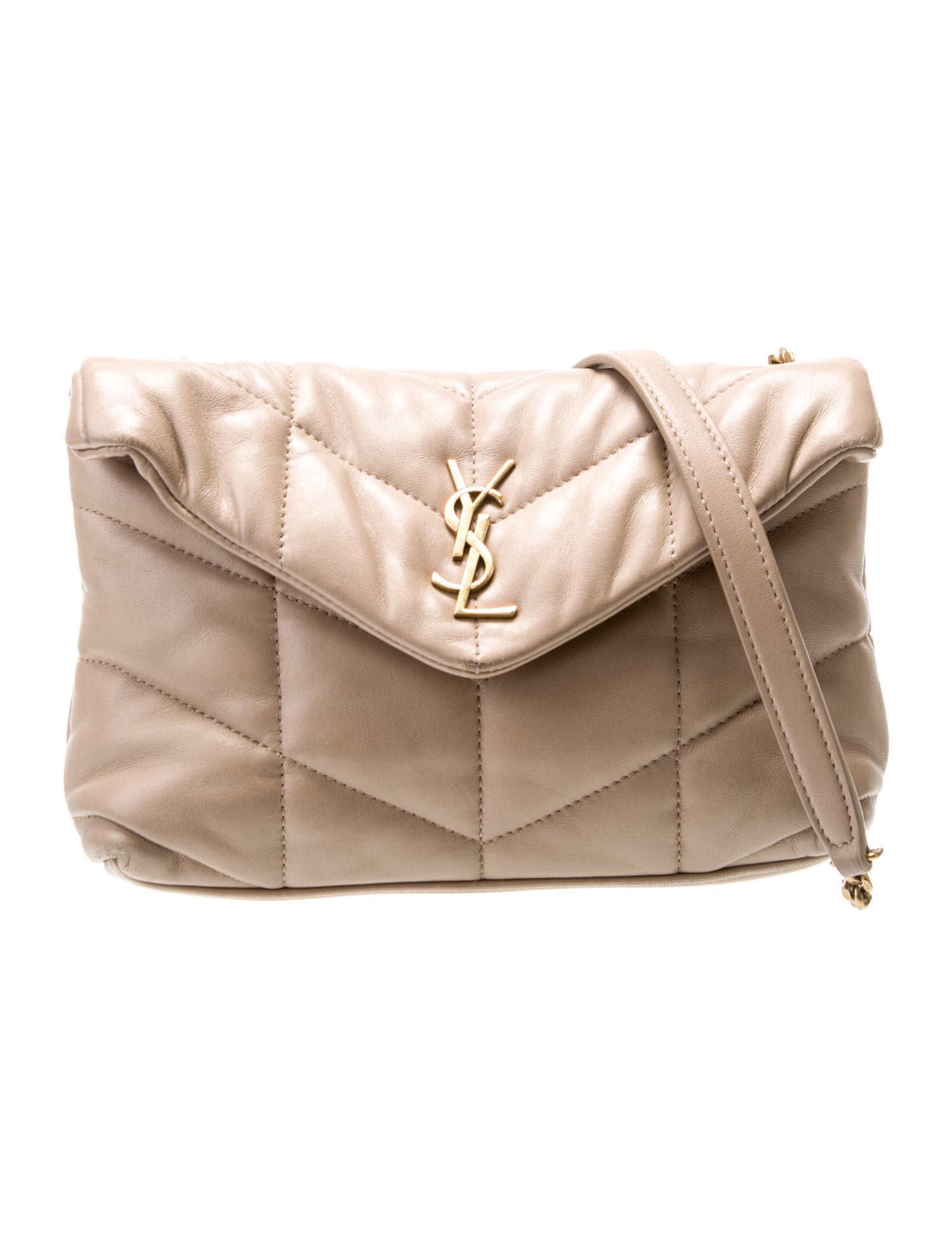 Saint Laurent Quilted Toy Monogram Puffer