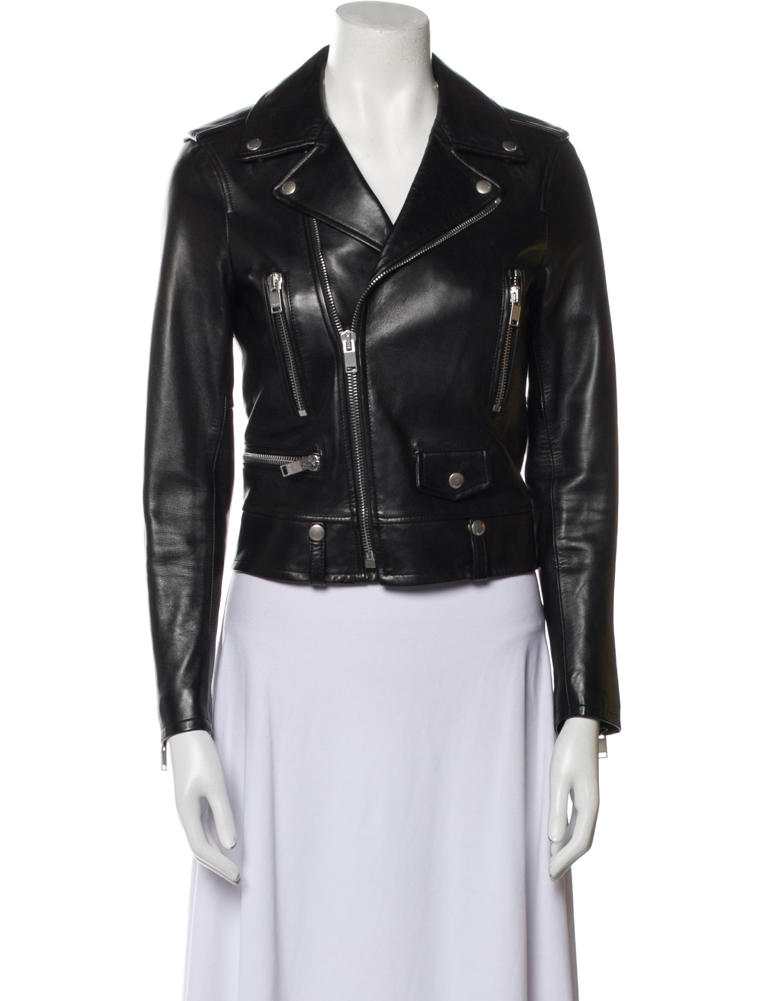 Saint Laurent Leather Biker Jacket