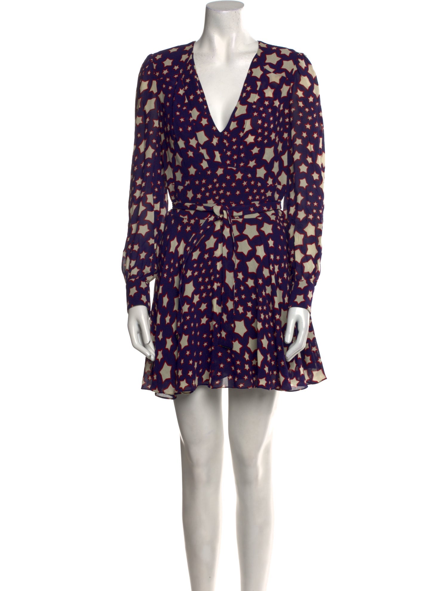 Saint Laurent Printed Mini Dress