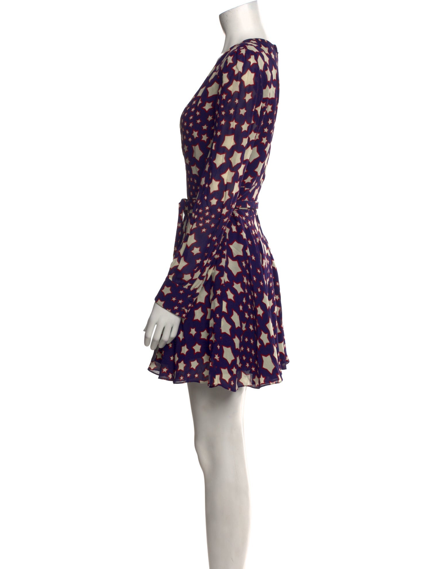 Saint Laurent Printed Mini Dress