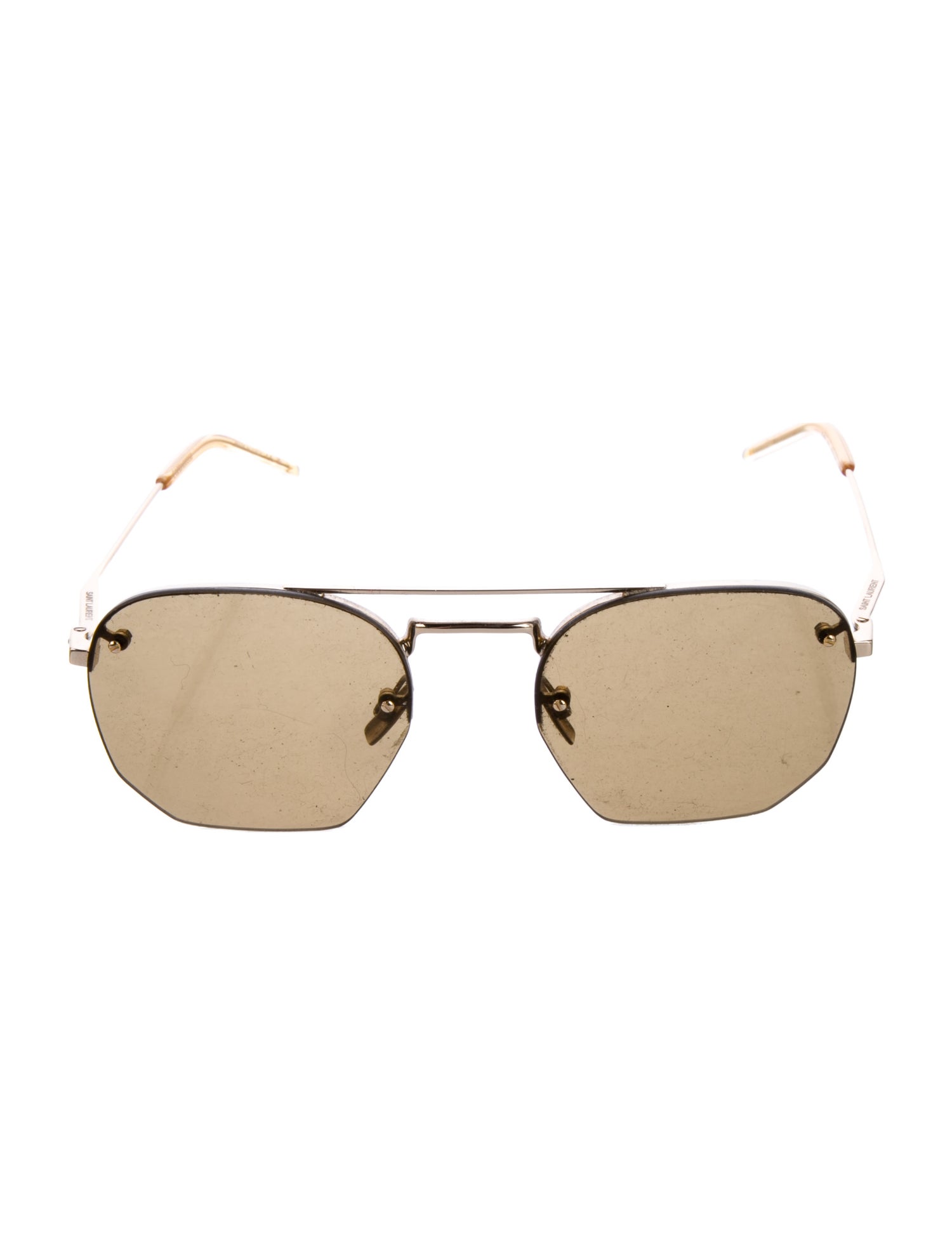 Saint Laurent Aviator Tinted Sunglasses