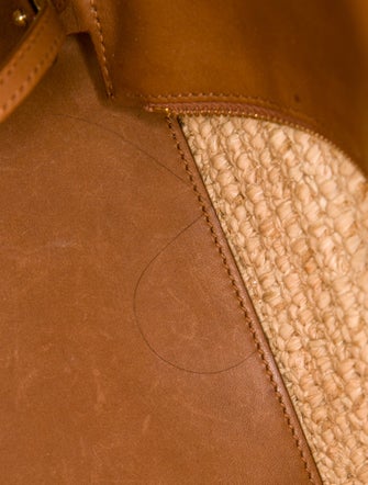 Saint Laurent Raffia Bucket Bag 2024