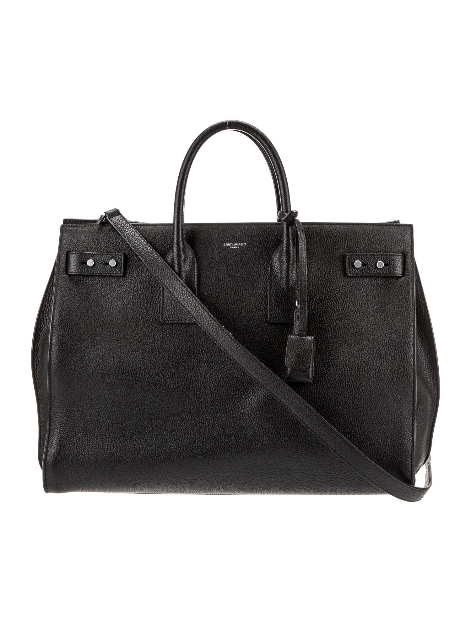 Saint Laurent Leather Sac De Jour Large