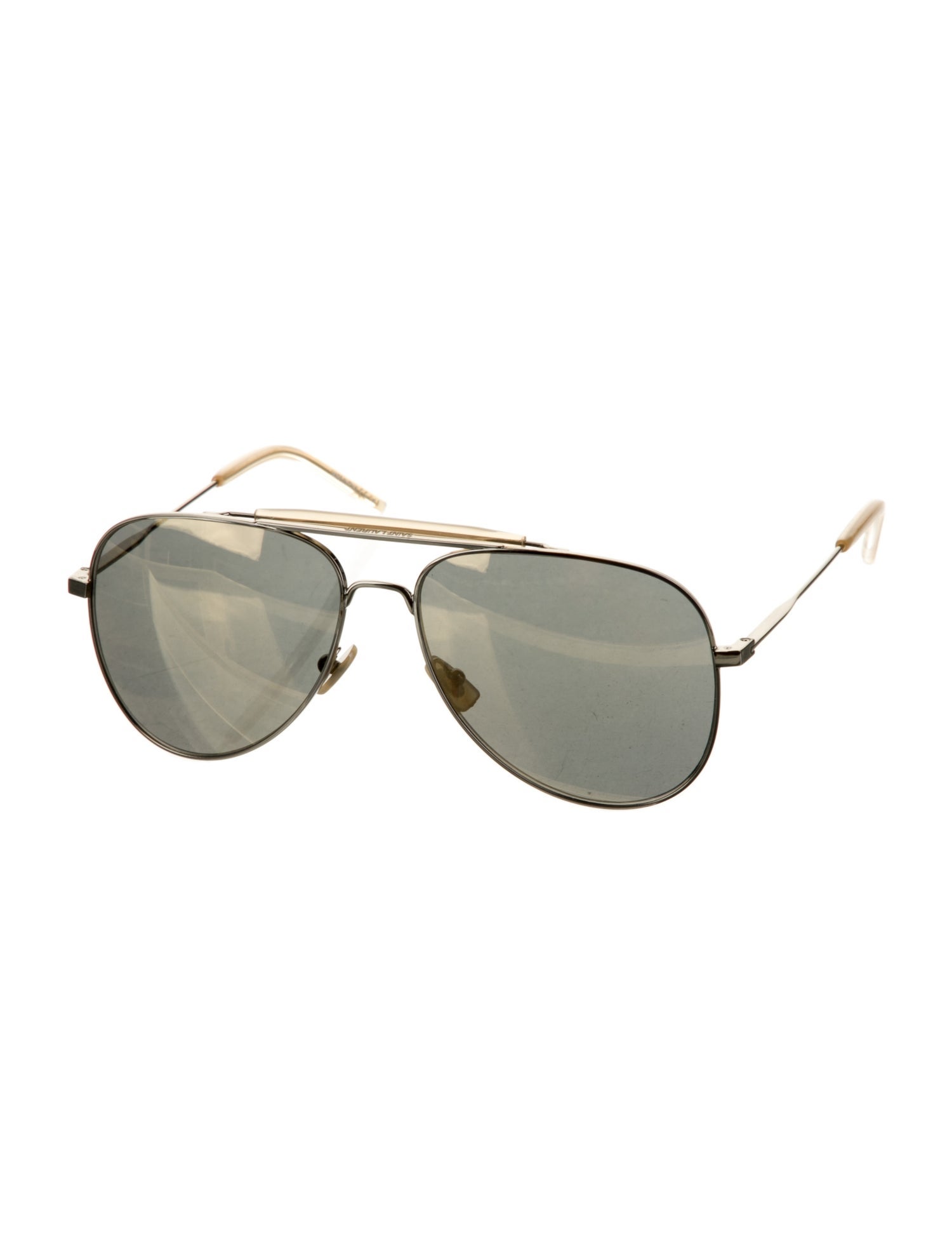 Saint Laurent Aviator Mirrored Sunglasses