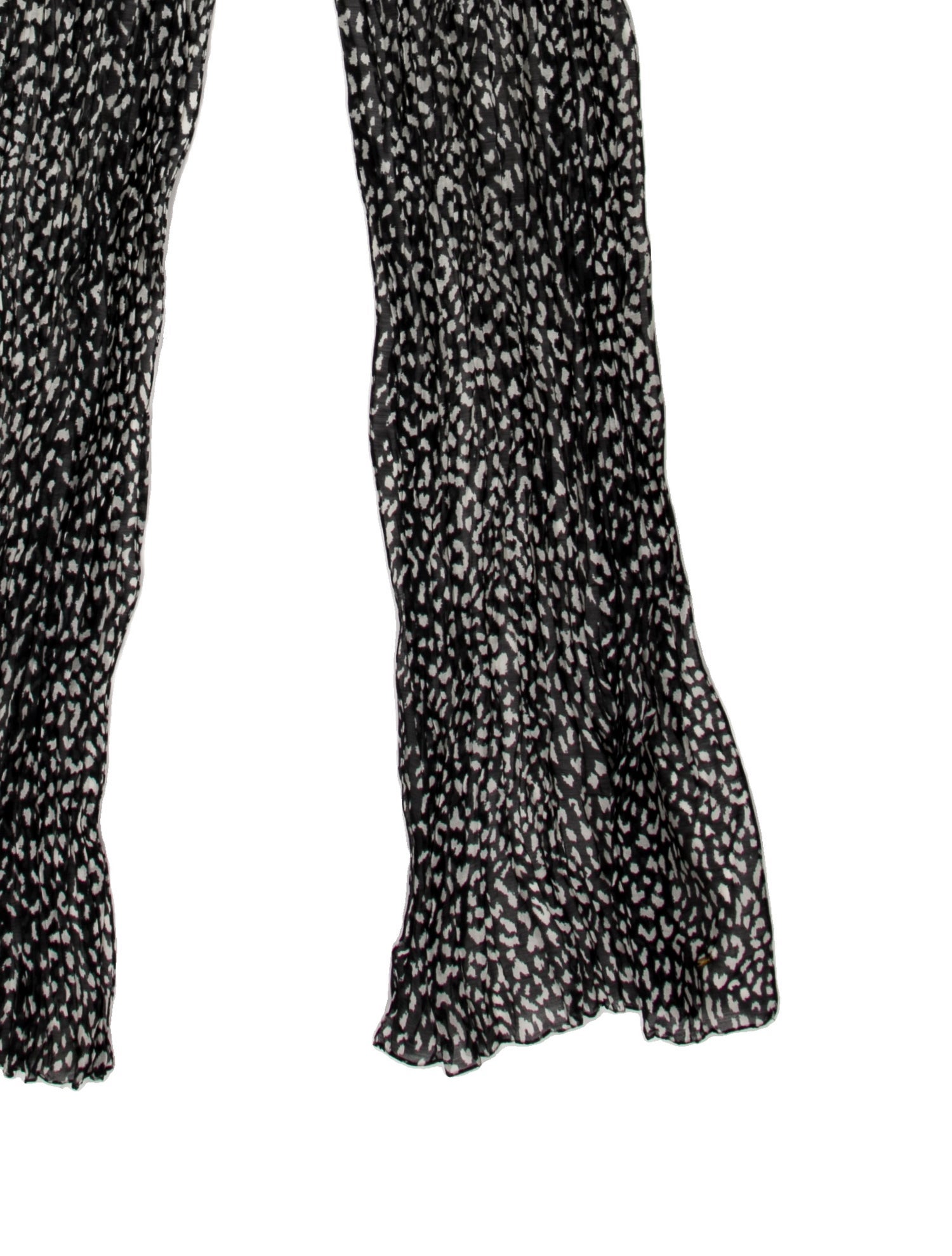 Saint Laurent Wool Printed Scarf