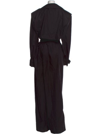 Saint Laurent Silk V-Neck Jumpsuit