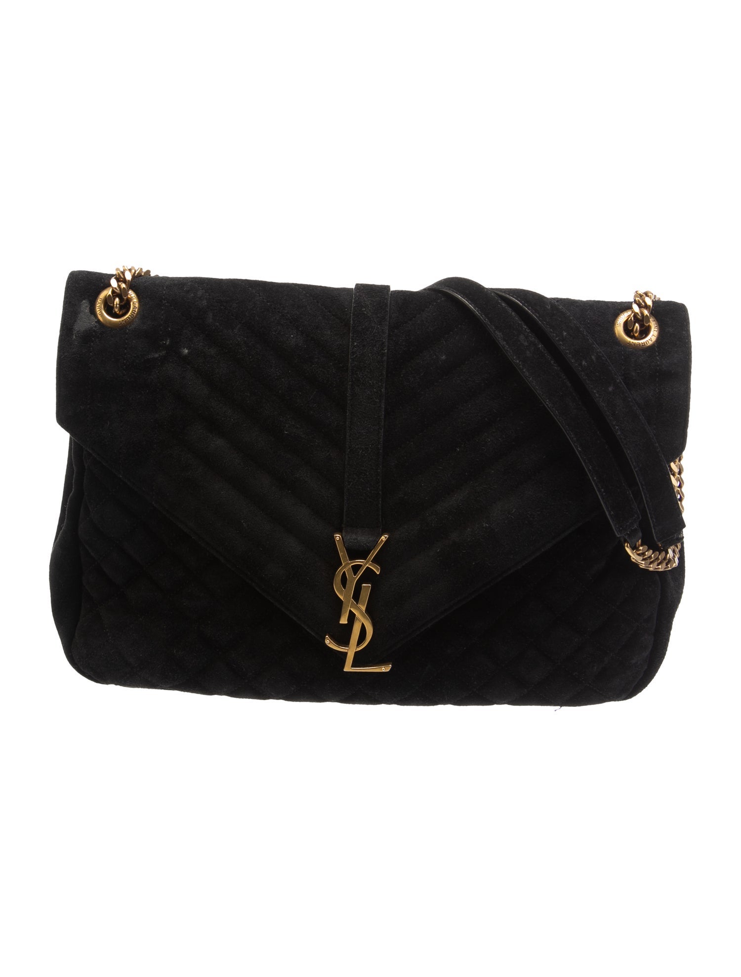 Saint Laurent Suede Envelope Large