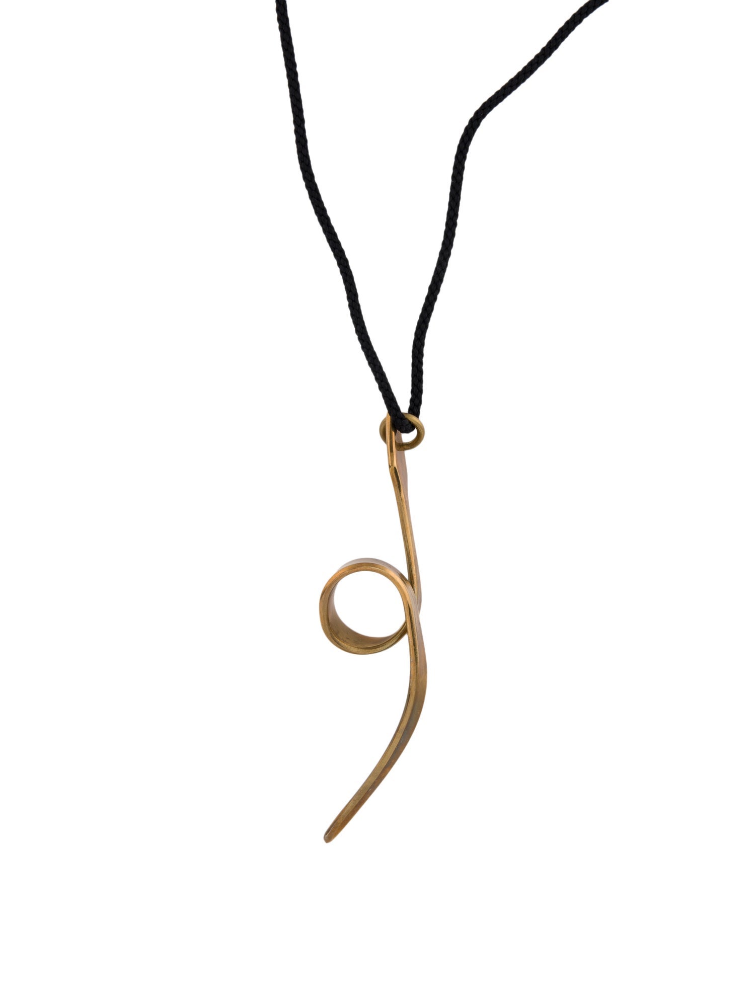 Saint Laurent Snake Cord Necklace