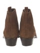 Saint Laurent Suede Chelsea Boots