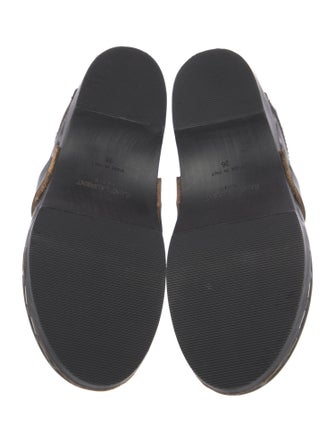 Saint Laurent Toff Chain-Link Accents Clog Mules