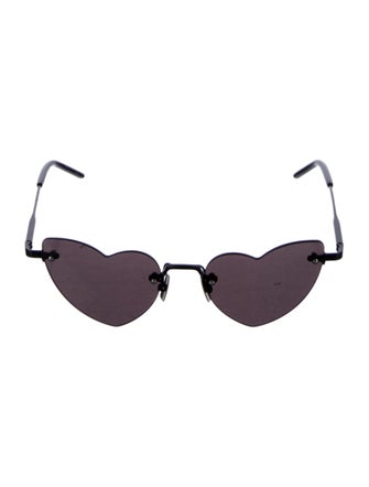 Saint Laurent Heart Tinted Sunglasses