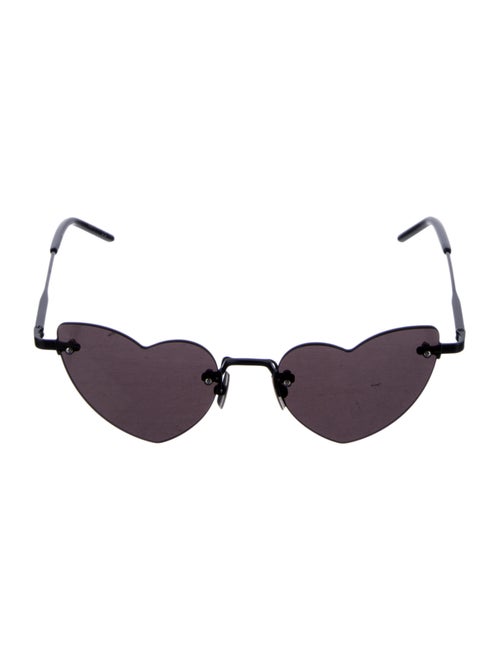 Saint Laurent Heart Tinted Sunglasses
