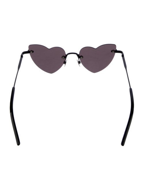 Saint Laurent Heart Tinted Sunglasses