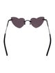 Saint Laurent Heart Tinted Sunglasses