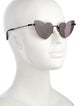 Saint Laurent Heart Tinted Sunglasses