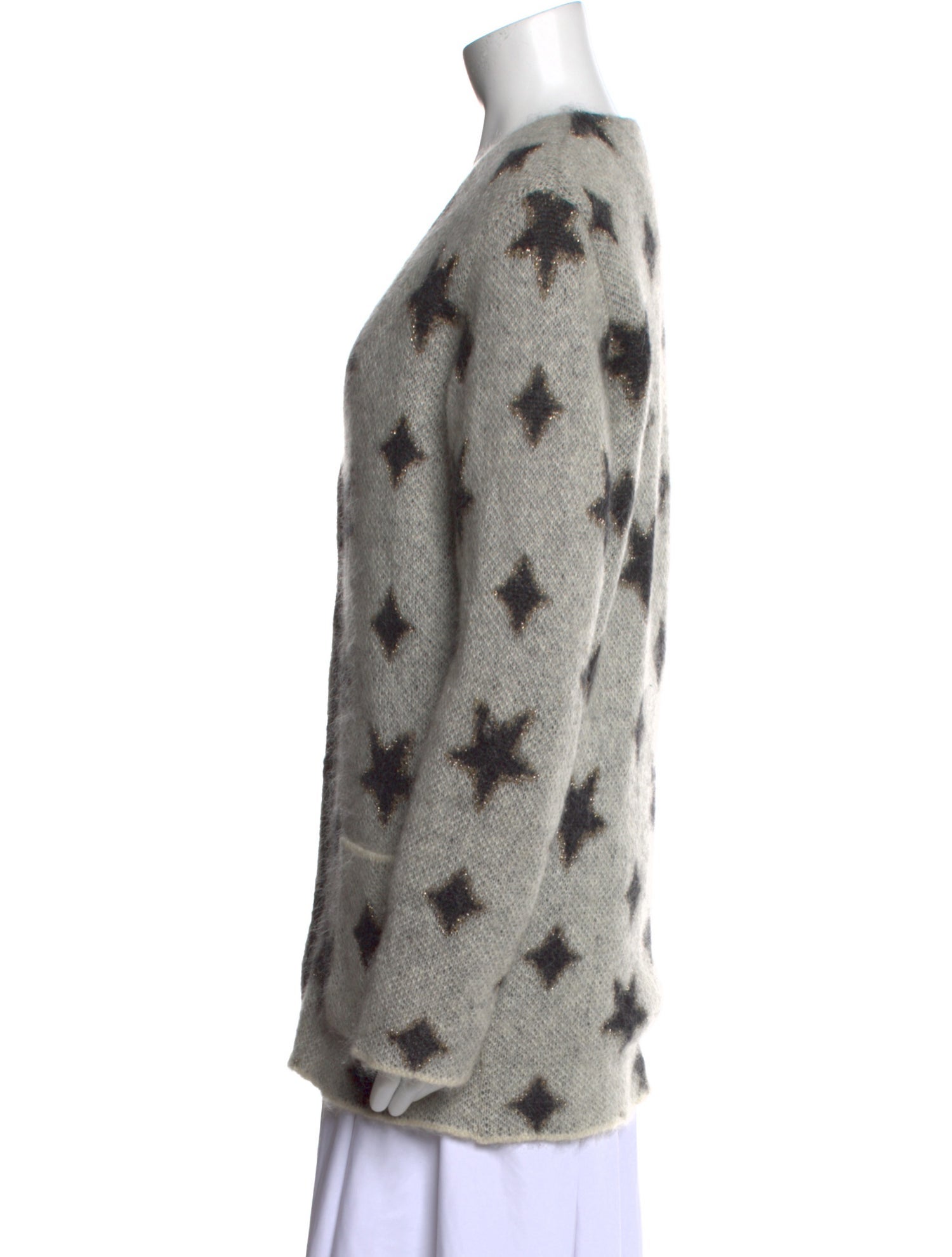 Saint Laurent Mohair Printed Sweater