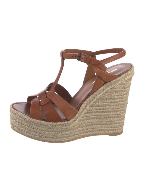 Saint Laurent Leather Espadrilles