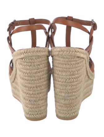 Saint Laurent Leather Espadrilles