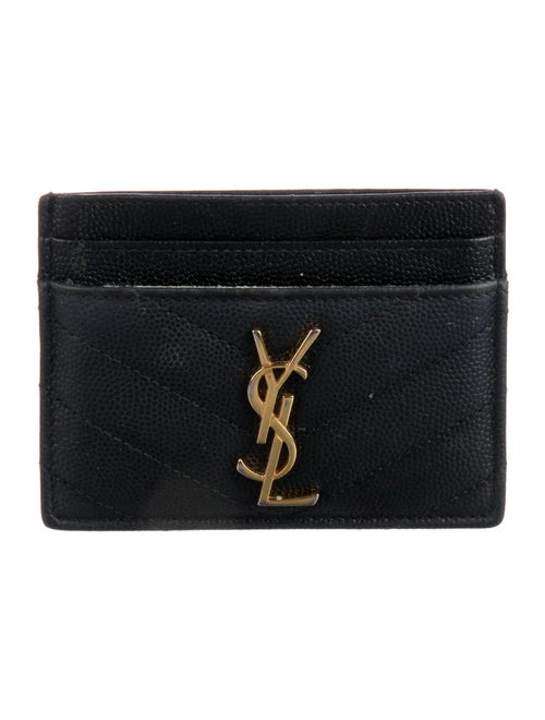 Saint Laurent 2017 Leather Card Holder