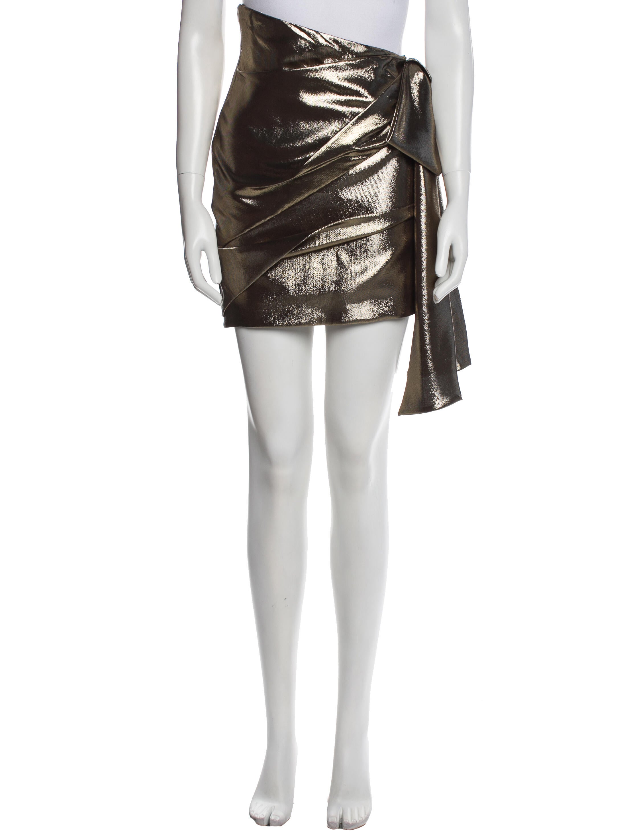 Saint Laurent Silk Knee-Length Skirt